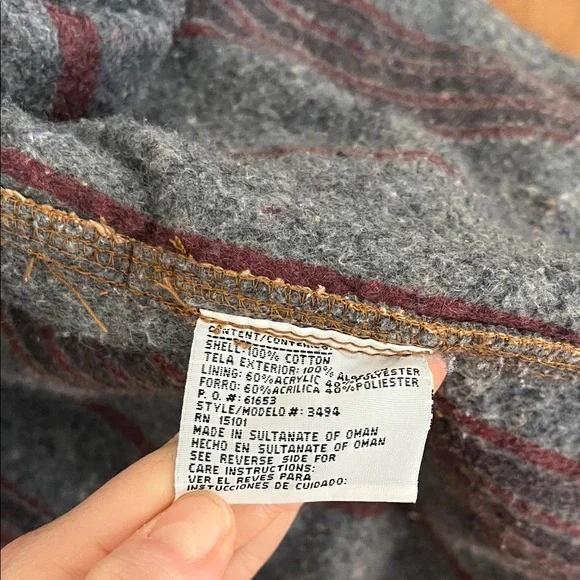 Vintage Dickies Canvas Chore Jacket Coat Mens Medium. Blanket Lined - Picture 5 of 10